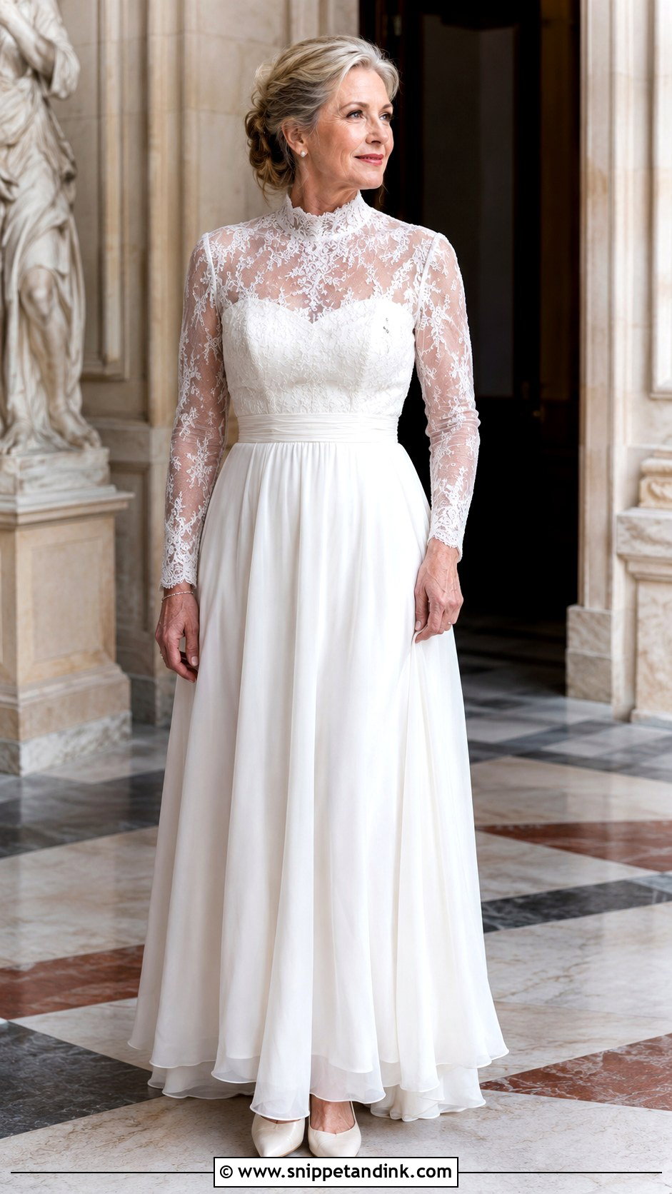High Neck Second Wedding Dress - Snippet and Ink - 20 Second Marriage Wedding Dress Over 40 Ideas