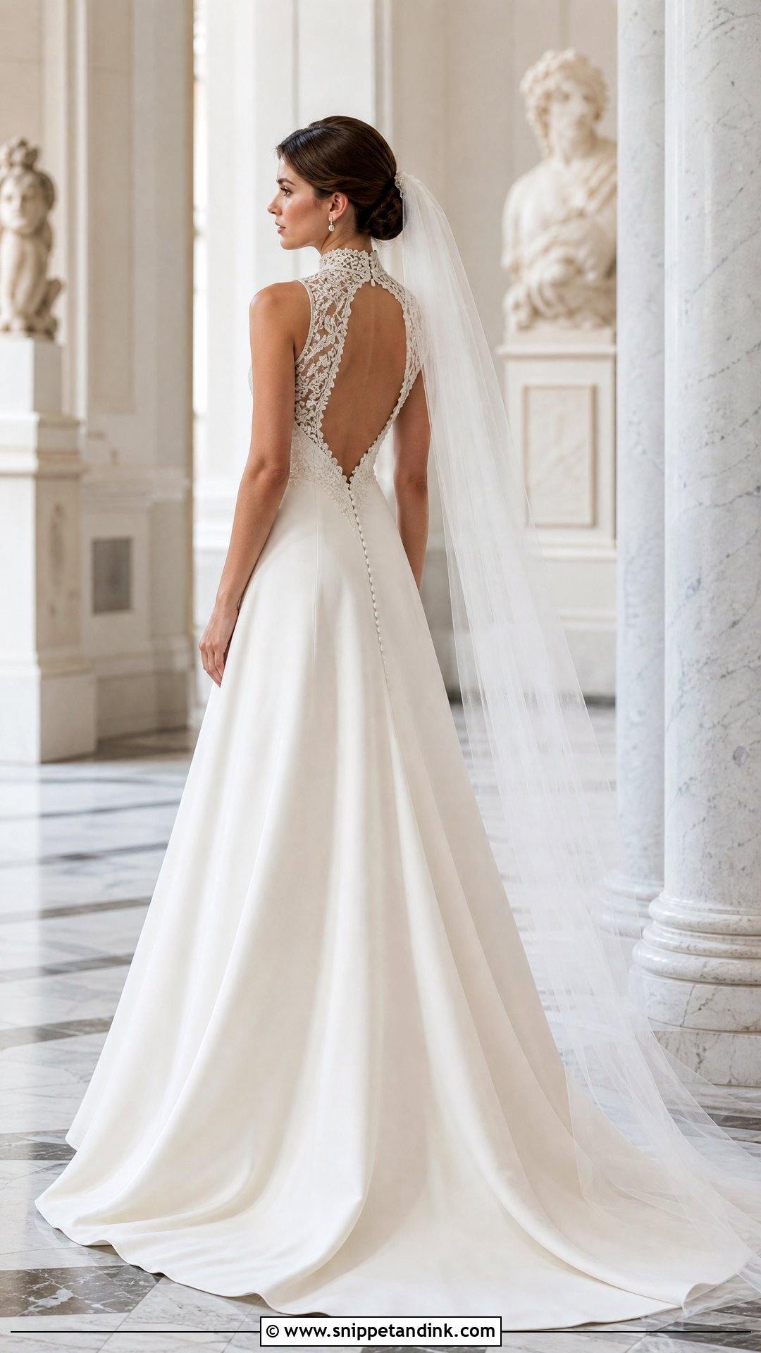 High Neck Wedding Couture - Snippet and Ink - 20 Wedding Couture Ideas