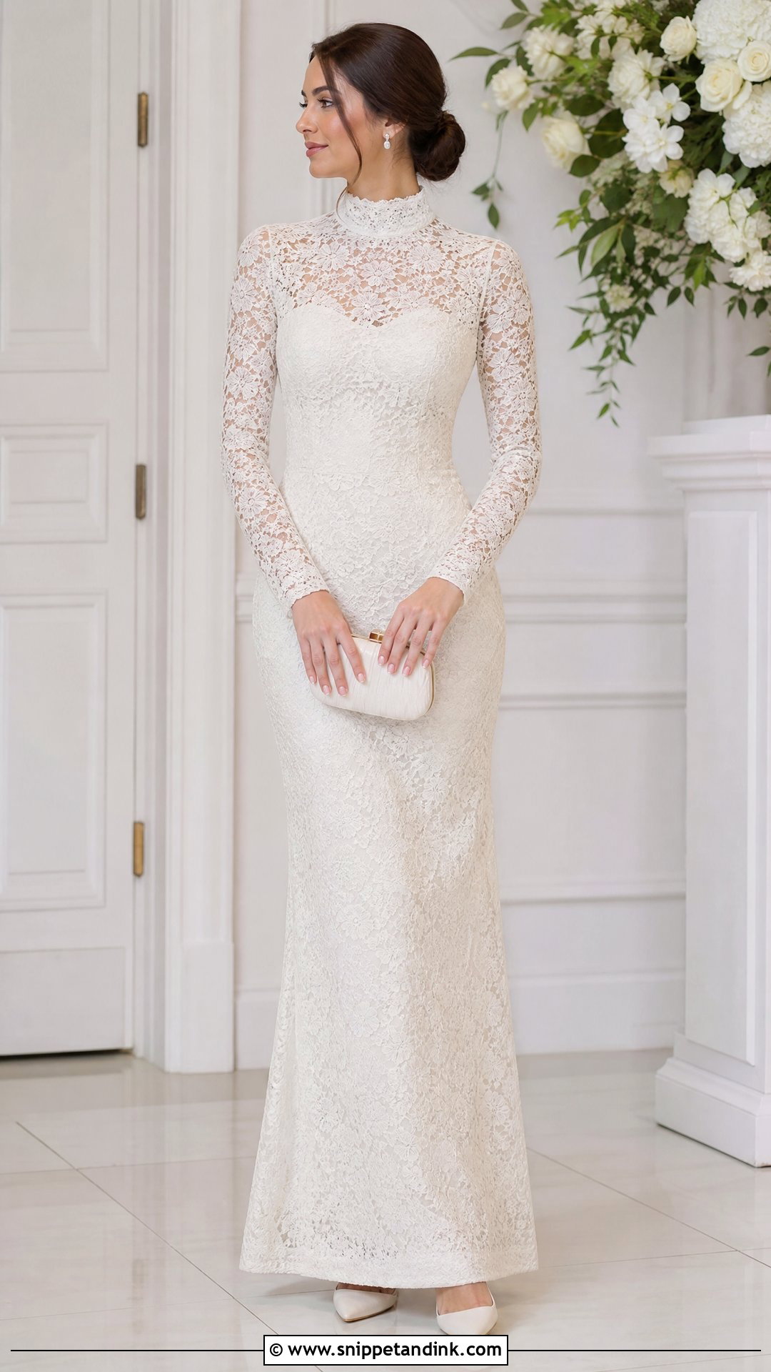 High Neck Wedding Dress - Snippet and Ink - 25 Affordable Wedding Dress Ideas
