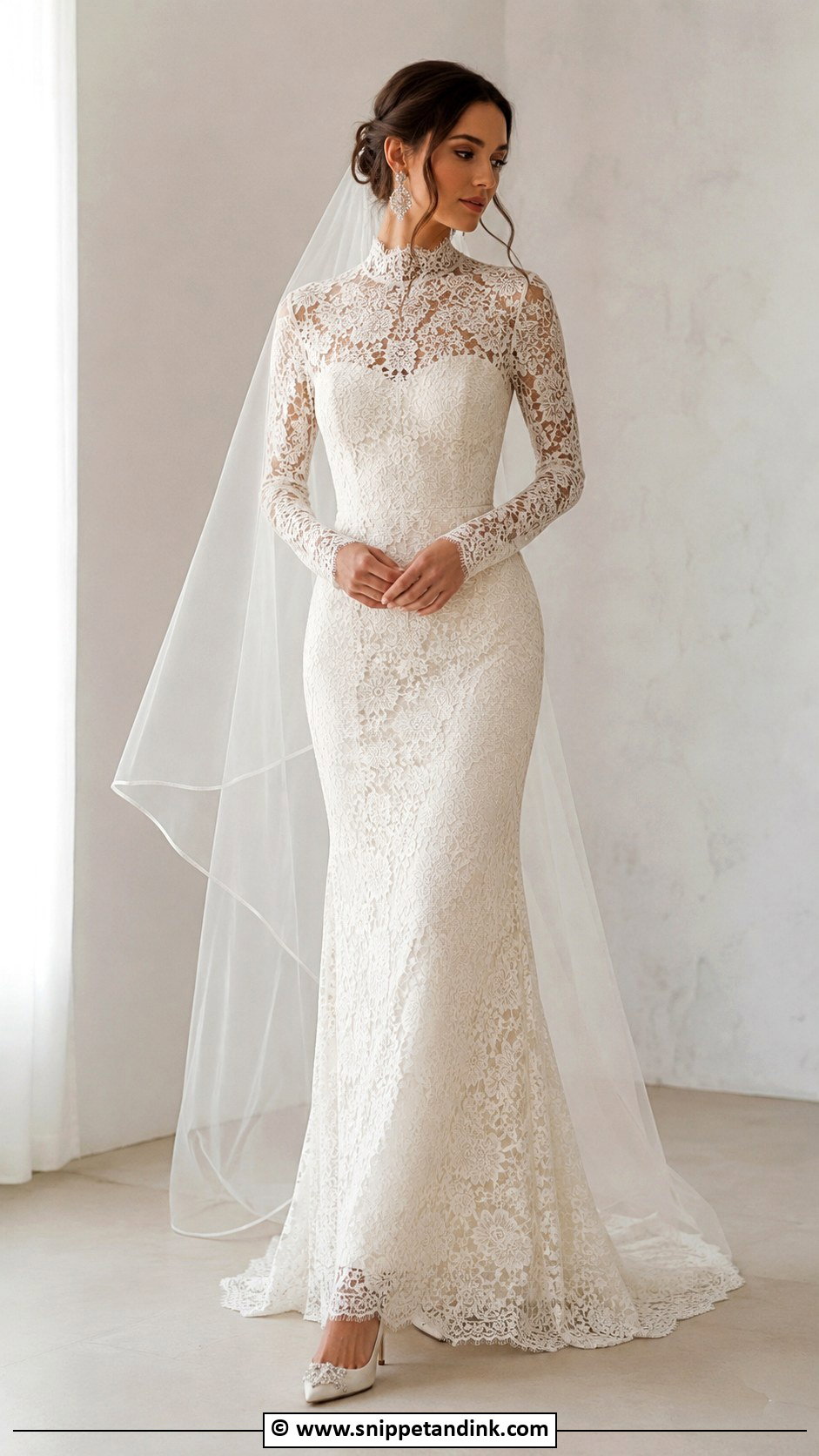 High Neck Wedding Dress - Snippet and Ink - 25 Unique Wedding Dresses Different