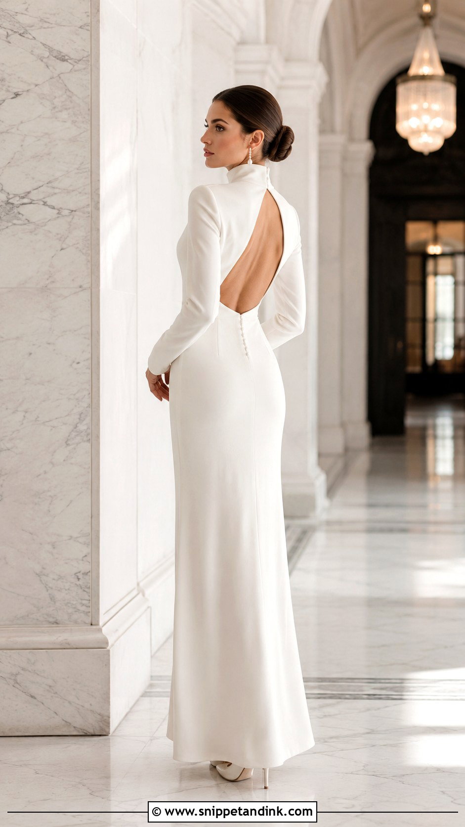 High Neck Wedding Dress - Snippet and Ink - 25 Avant Garde Wedding Dress Ideas