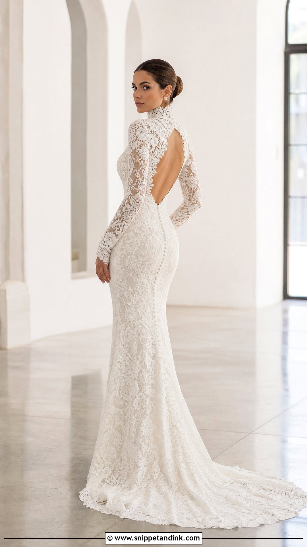 High Neck Wedding Dress - Snippet and Ink - 25 New Wedding Dresses
