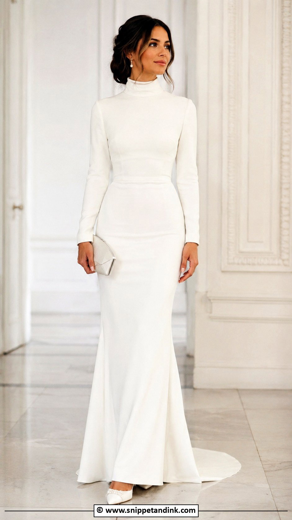 High Neck Wedding Gown - Snippet and Ink - 30 Gown for Wedding Ideas