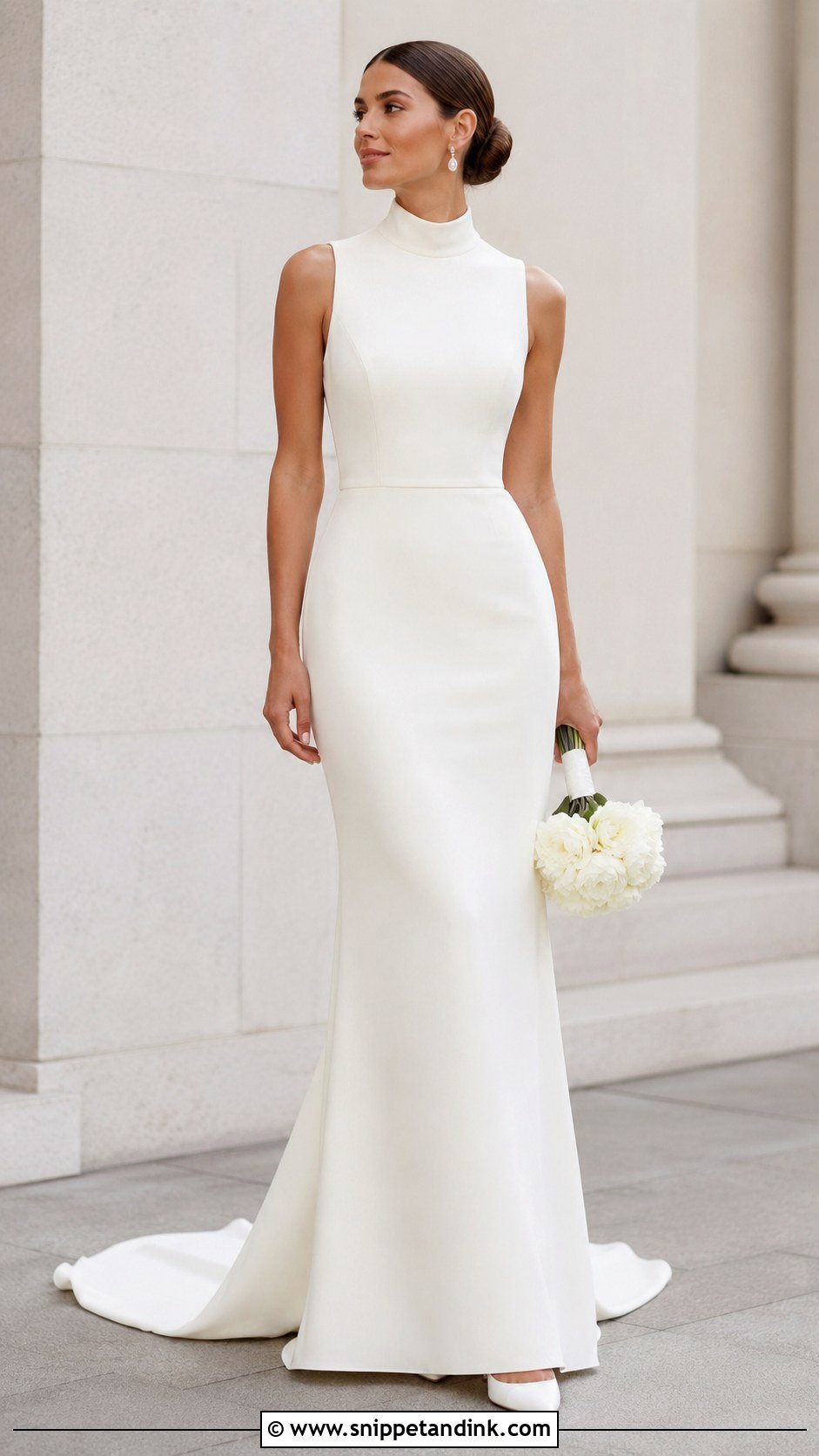 High Neck Wedding Gown - Snippet and Ink - 25 Unique Wedding Gowns