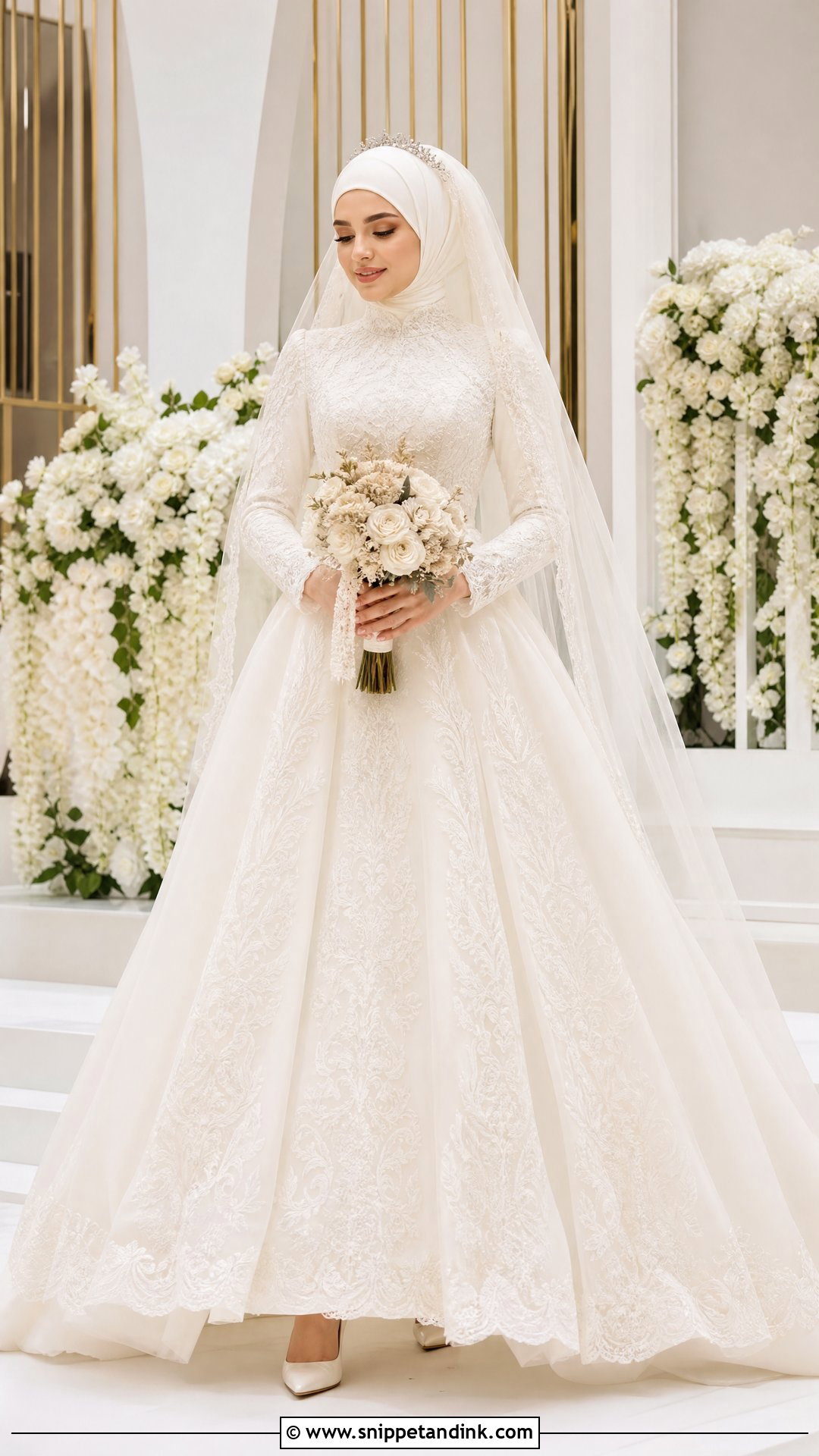 Hijab Turkish Bridal Dress - Snippet and Ink - 25 Turkish Bridal Dresses