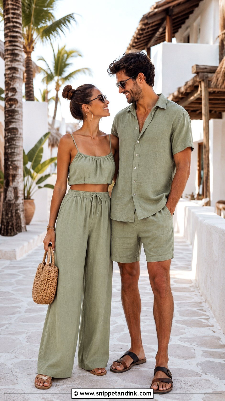 Honeymoon Matching Co Ord Outfits - Snippet and Ink - 25 Honeymoon Couple Outfits