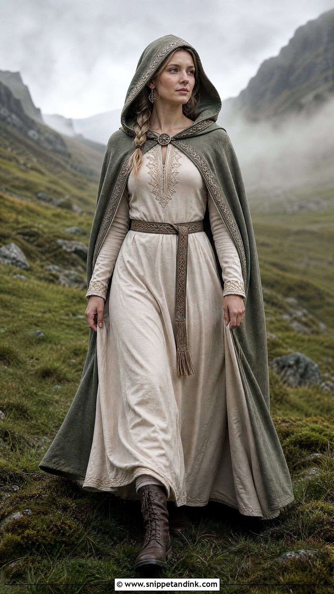 Hooded Norse Wedding Dress - Snippet and Ink - 20 Norse Wedding Dress Ideas