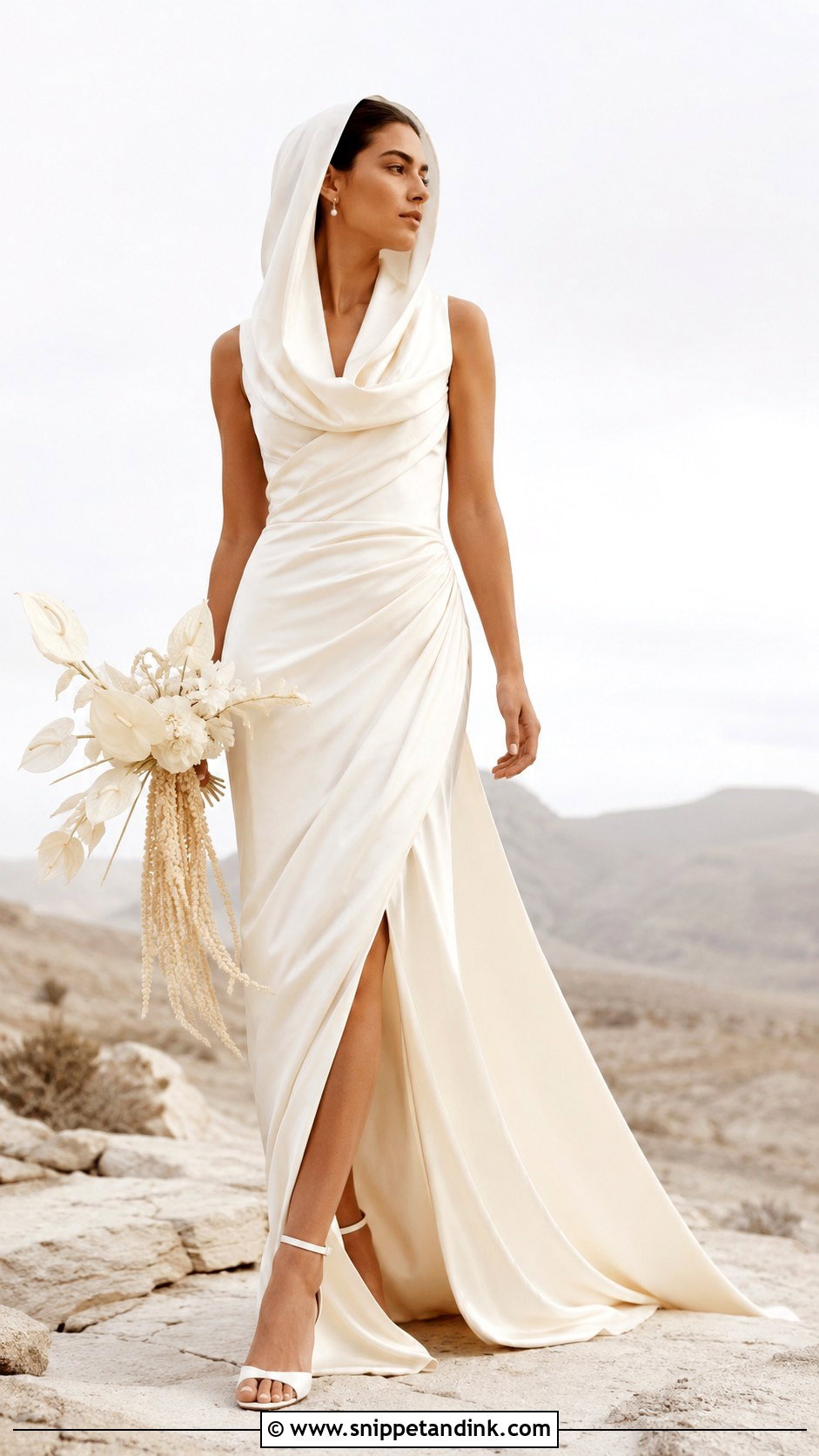 Hooded Wedding Dress - Snippet and Ink - 25 Weird Wedding Dress Ideas