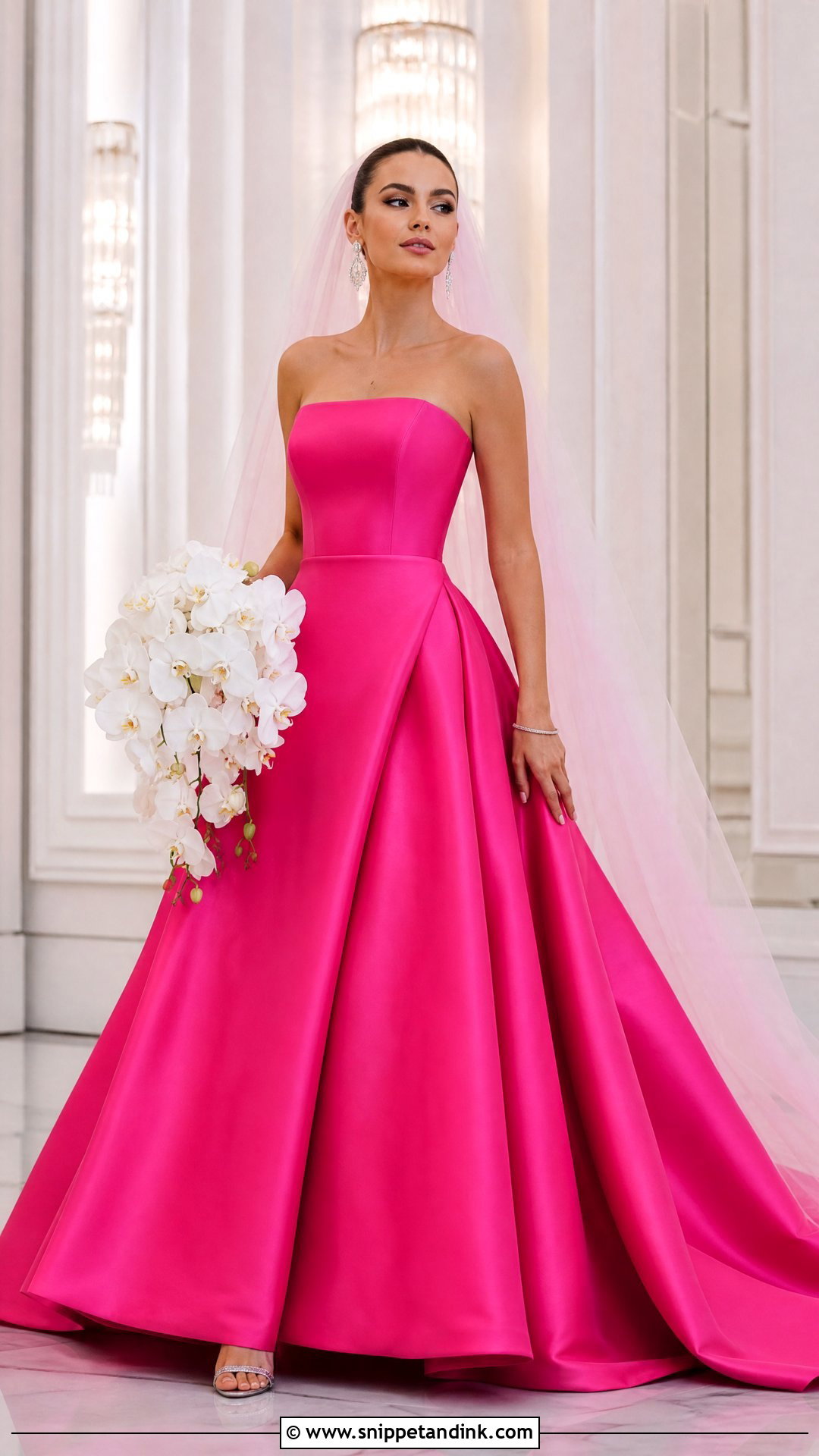 Hot Pink Princess Wedding Dress - Snippet and Ink - 20 Princess Wedding Dresses Pink