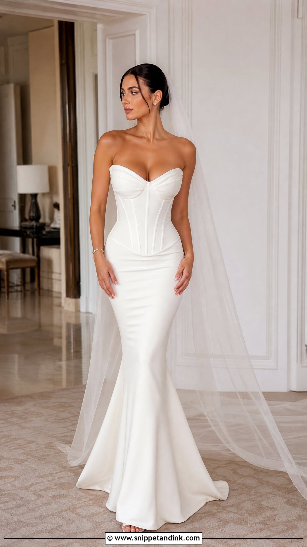 House of CB Mermaid Wedding Dress - Snippet and Ink - 20 House of Cb Wedding Dress Ideas