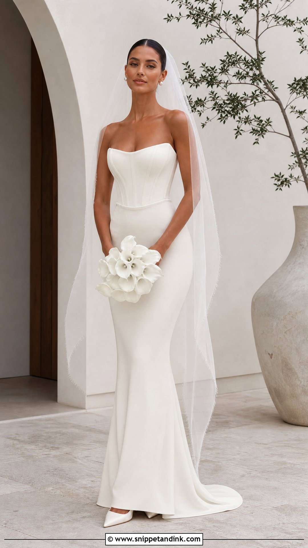 House of CB Minimalist Wedding Dress - Snippet and Ink - 20 House of Cb Wedding Dress Ideas