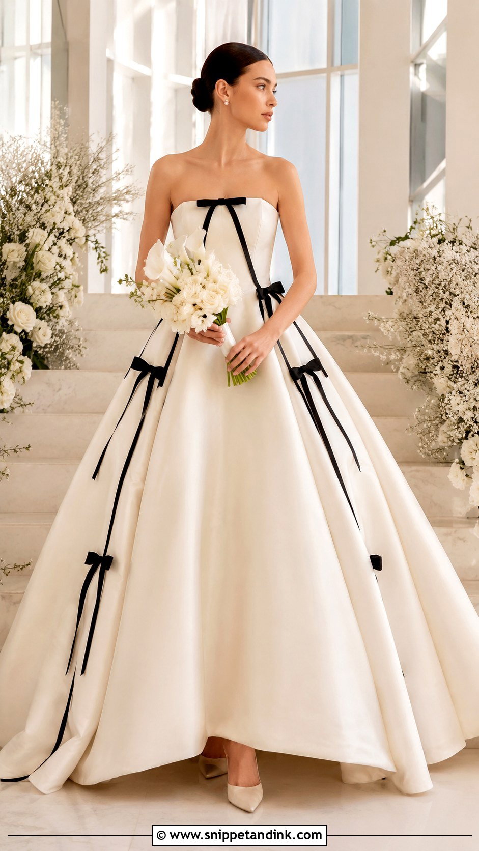 Huge Black And White Wedding Dress - Snippet and Ink - 25 Huge Wedding Dresses