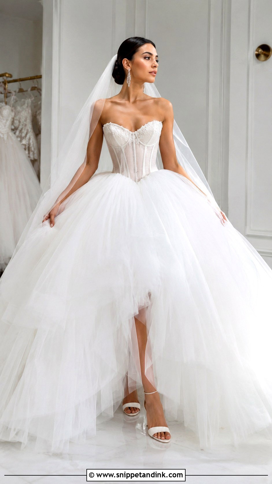 Huge Corset Wedding Dress - Snippet and Ink - 25 Huge Wedding Dresses
