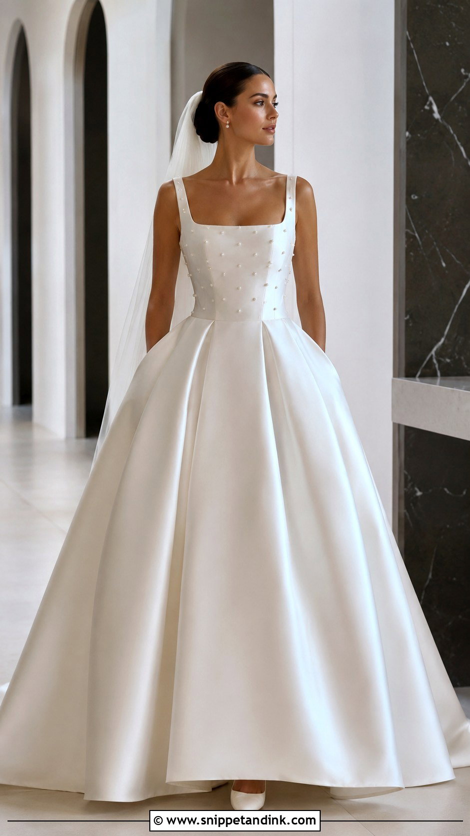 Huge Satin Wedding Dress - Snippet and Ink - 25 Huge Wedding Dresses