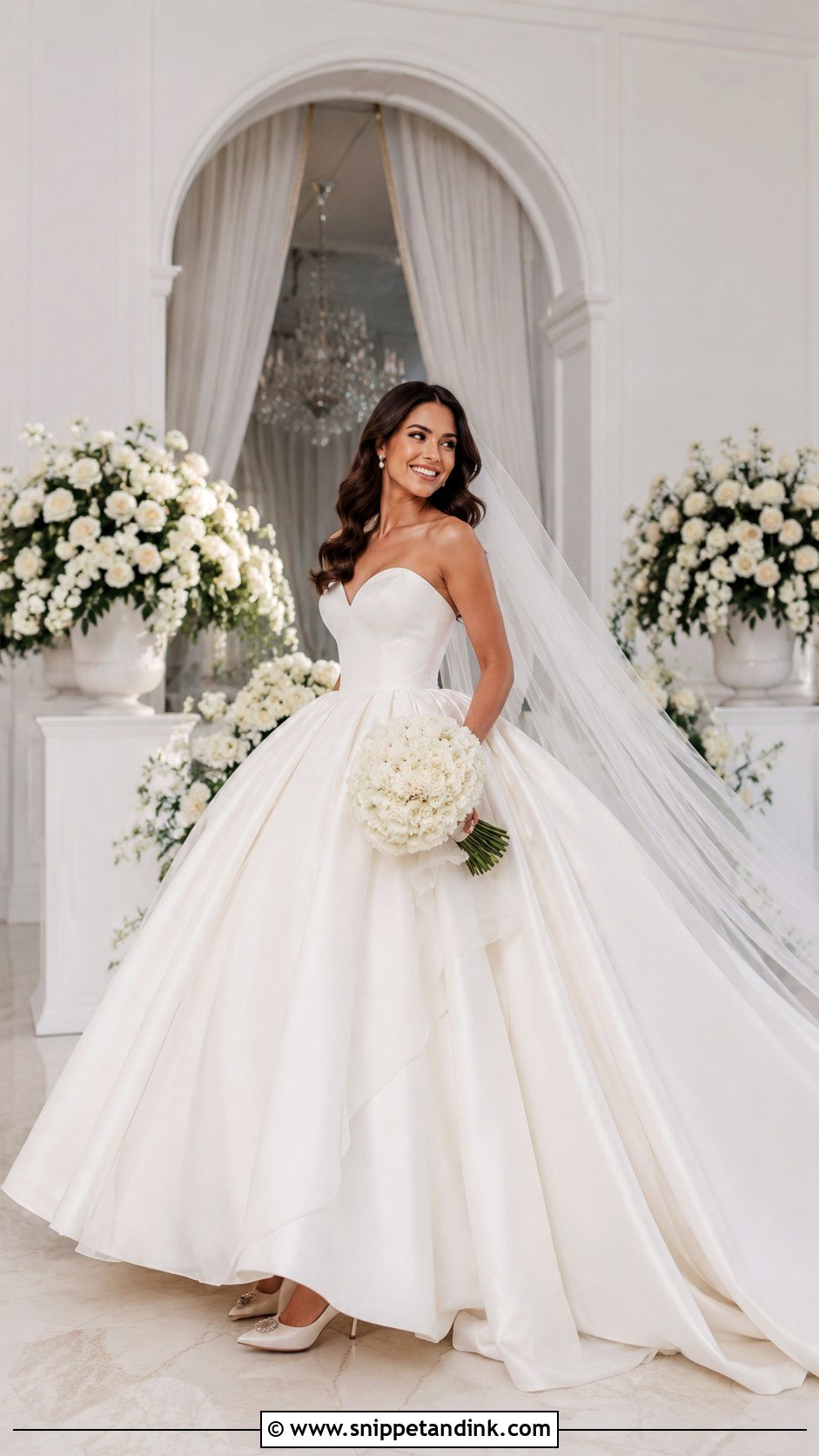 Huge Strapless Wedding Dress - Snippet and Ink - 25 Huge Wedding Dresses