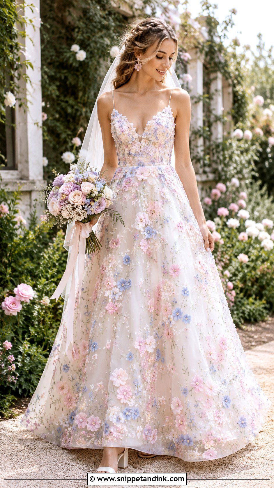 IU Floral Wedding Dress - Snippet and Ink - 20 Iu Wedding Dress Ideas