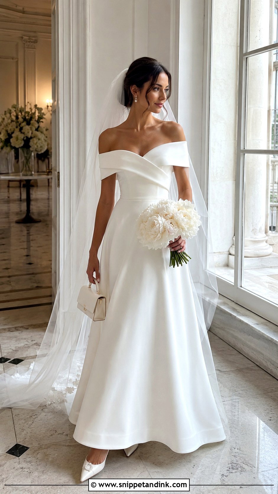 IU Off Shoulder Wedding Dress - Snippet and Ink - 20 Iu Wedding Dress Ideas