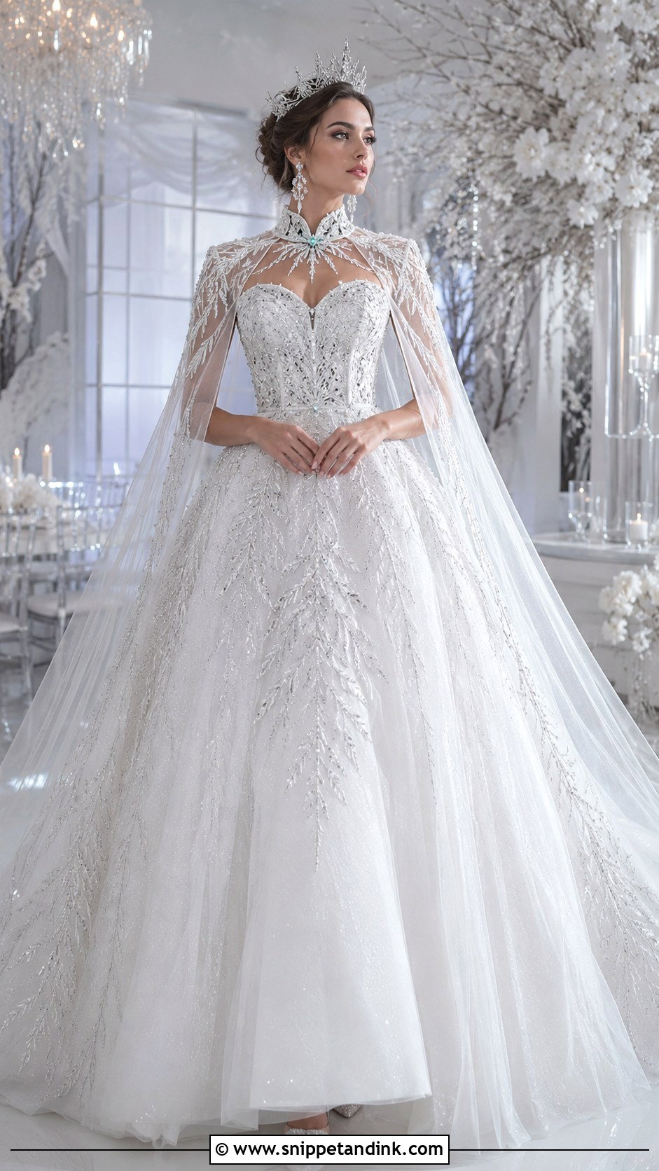 Ice Goddess Wedding Dress - Snippet and Ink - 20 Fantasy Goddesses Wedding Dress Ideas