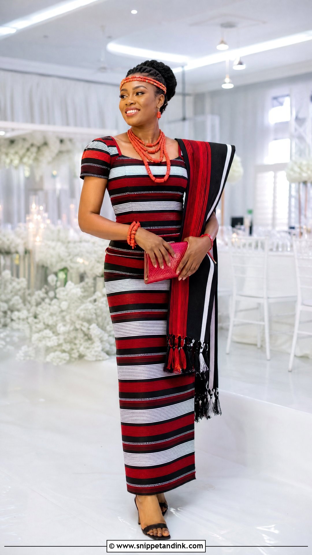 Idoma Apa Wedding Outfit - Snippet and Ink - 20 Nigerian Wedding Outfits