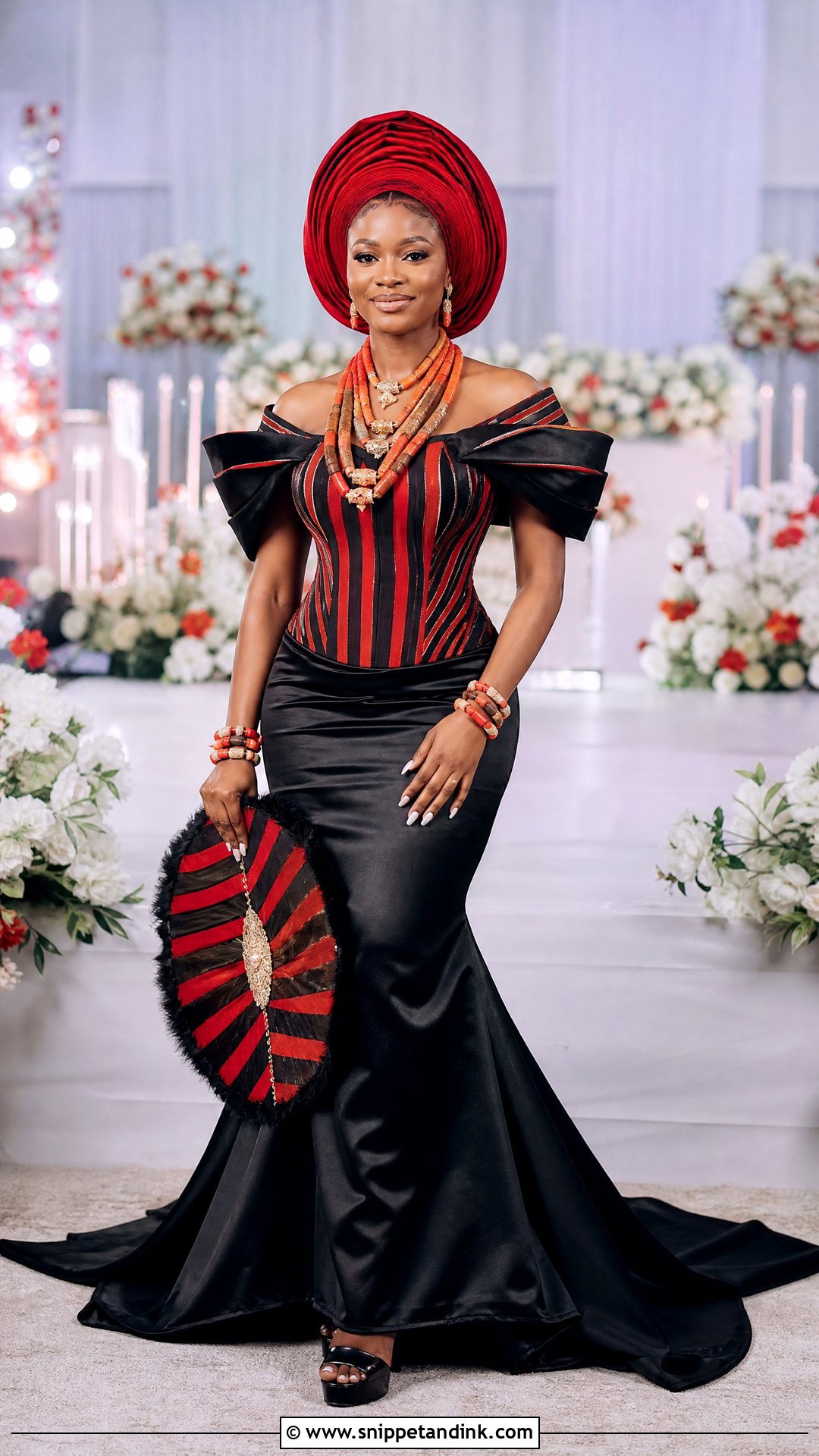 Idoma Corset Gown Wedding Attire - Snippet and Ink - 25 Idoma Traditional Wedding Attire Ideas