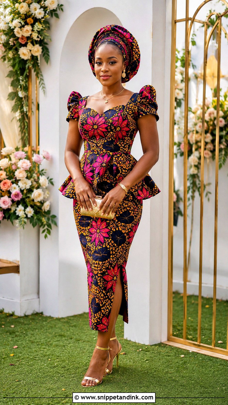 Igbo Bridesmaid Ankara Attire - Snippet and Ink - 30 Igbo Traditional Wedding Attire Ideas