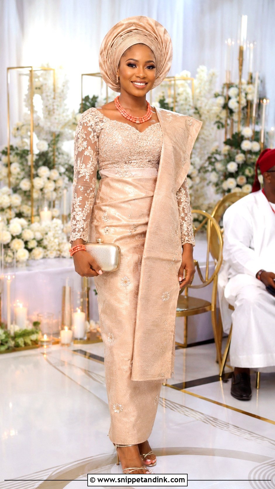 Igbo Bridesmaid Wrapper And Blouse Attire - Snippet and Ink - 30 Igbo Traditional Wedding Attire Ideas