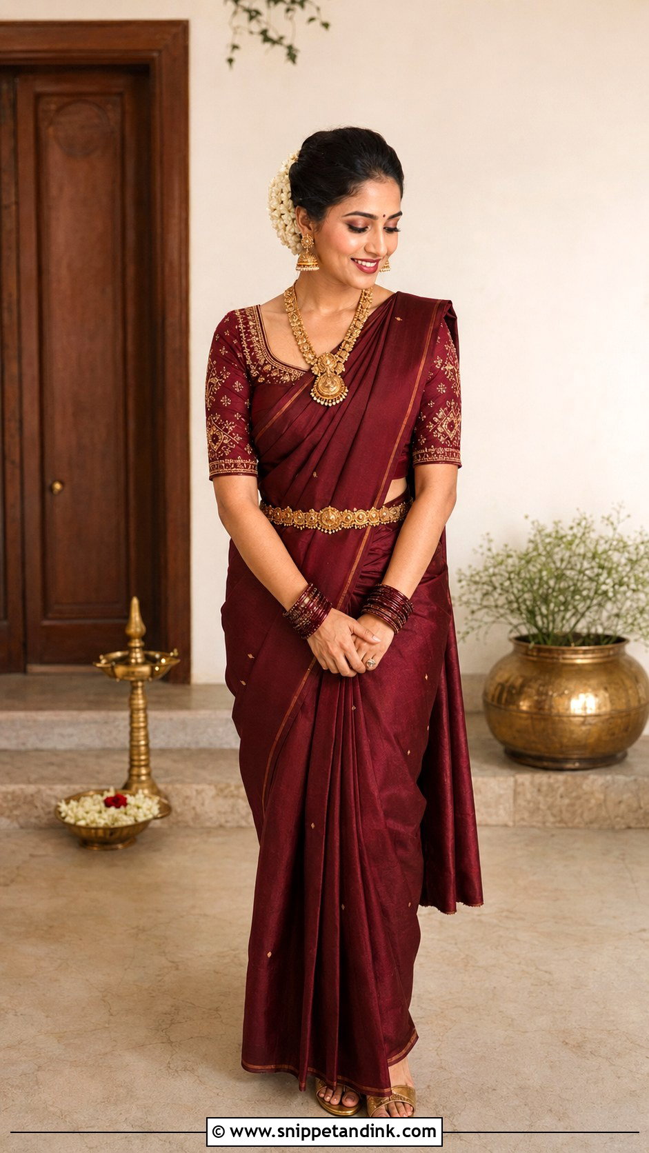 Ilkal Saree Karnataka Bride - Snippet and Ink - 25 Karnataka Bride Ideas