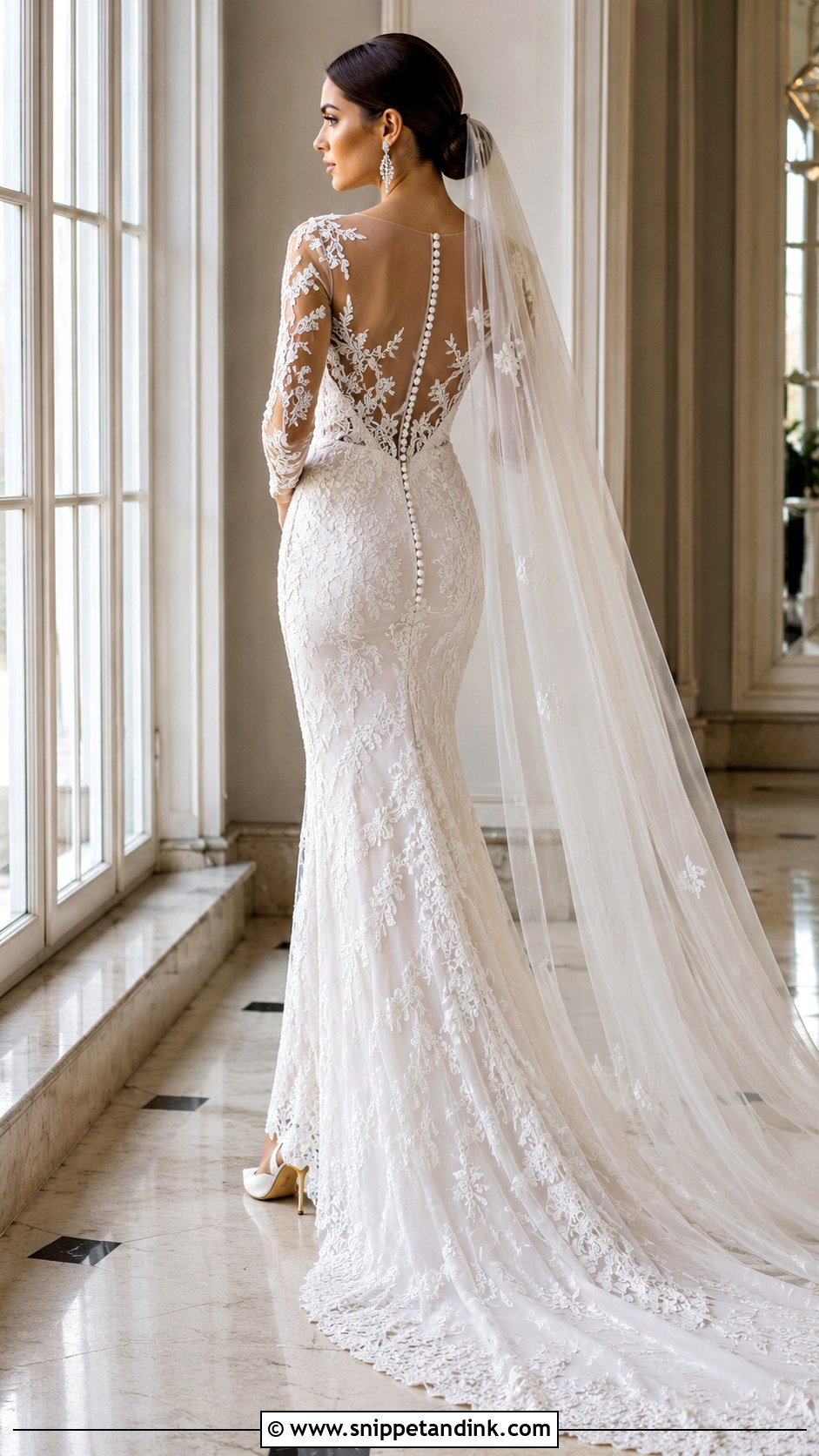 Illusion Back Anastasia Wedding Dress - Snippet and Ink - 20 Anastasia Wedding Dress Ideas