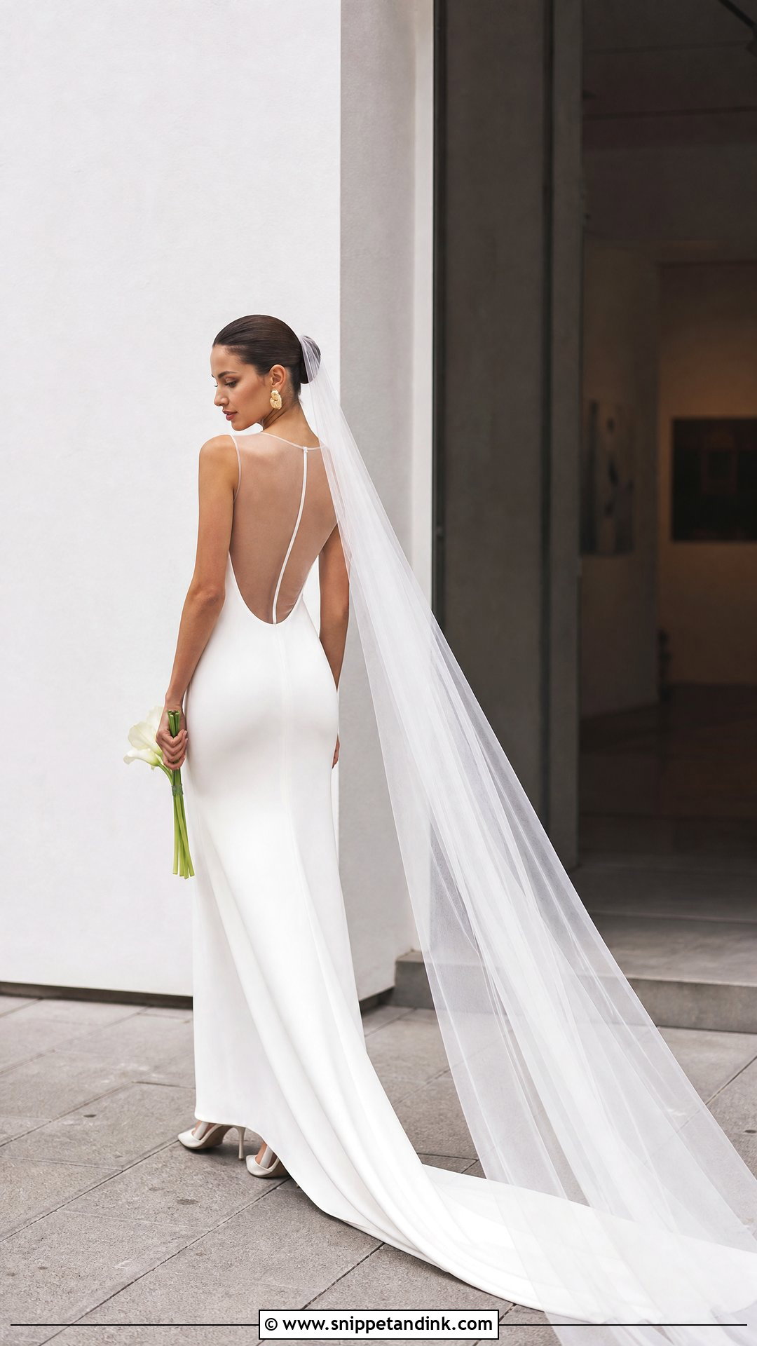 Illusion Sheath Wedding Dress - Snippet and Ink - 20 Illusion Wedding Dress Ideas