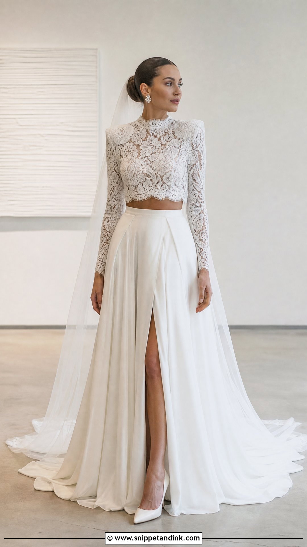 Inbal Dror Bridal Two Piece Outfit - Snippet and Ink - 20 Inbal Dror Wedding Dresses