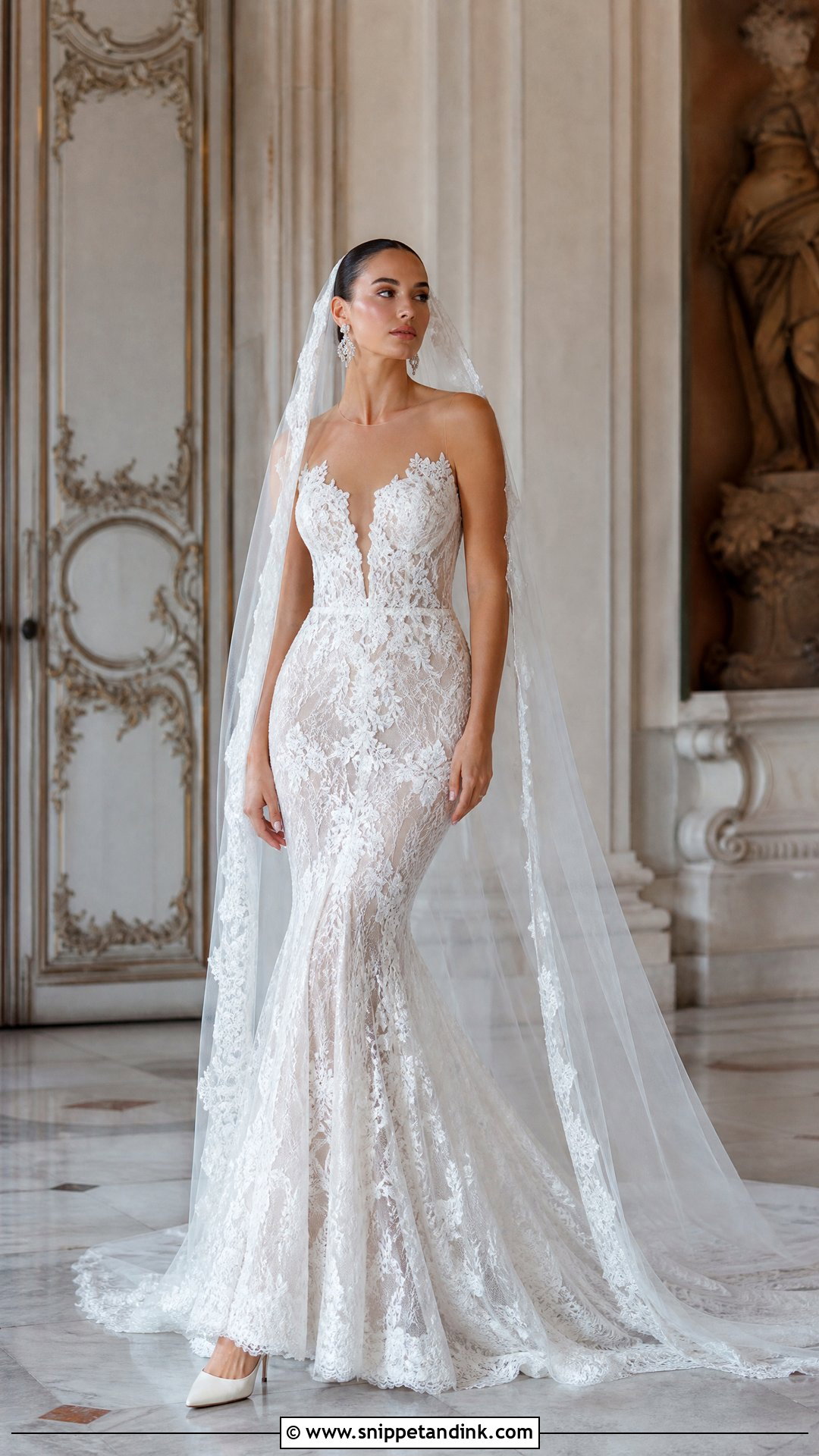 Inbal Dror Lace Mermaid Wedding Dress - Snippet and Ink - 20 Inbal Dror Wedding Dresses