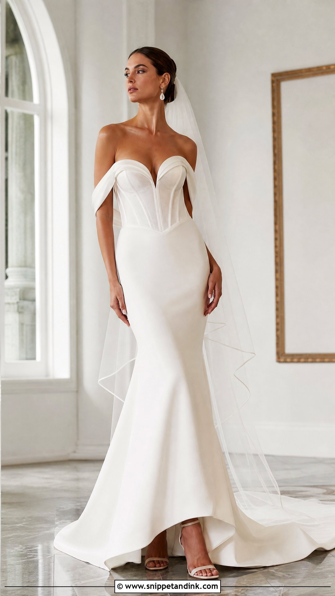 Inbal Dror Off The Shoulder Wedding Dress - Snippet and Ink - 20 Inbal Dror Wedding Dresses