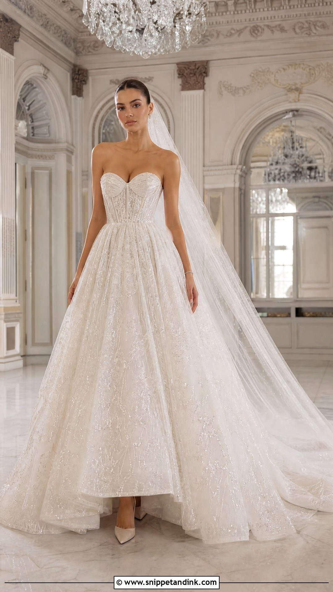 Inbal Dror Sparkling Ball Gown Wedding Dress - Snippet and Ink - 20 Inbal Dror Wedding Dresses