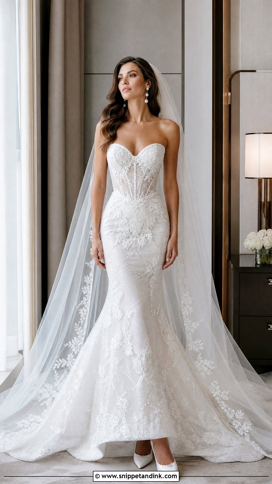 Inbal Dror Sweetheart Neckline Wedding Dress - Snippet and Ink - 20 Inbal Dror Wedding Dresses
