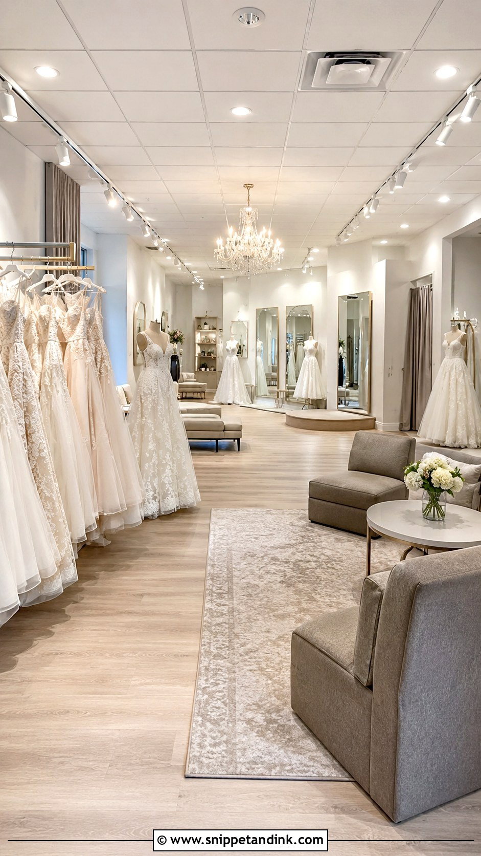 Inclusive Bridal Salon - Snippet and Ink - 20 Bridal Salon Ideas