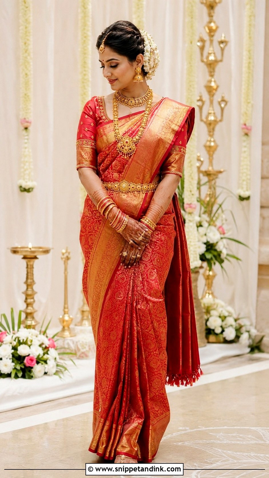 Indian Bridal Saree Wedding Dress - Snippet and Ink - 30 Traditional Wedding Dresses