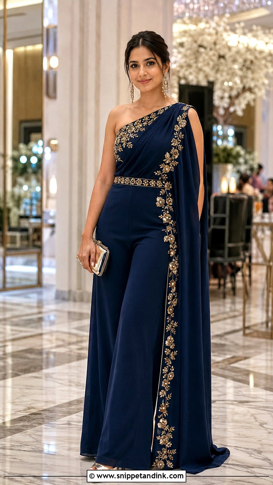 Indian Bridesmaid Jumpsuit - Snippet and Ink - 20 Indian Bridemates Dress Ideas