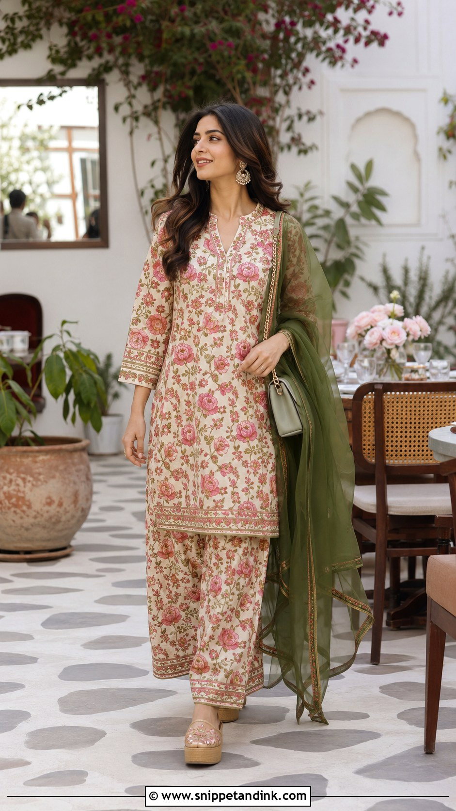 Indian Co Ord Set And Dupatta Prewedding Outfit - Snippet and Ink - 20 Casual Indian Prewedding Outfit Ideas