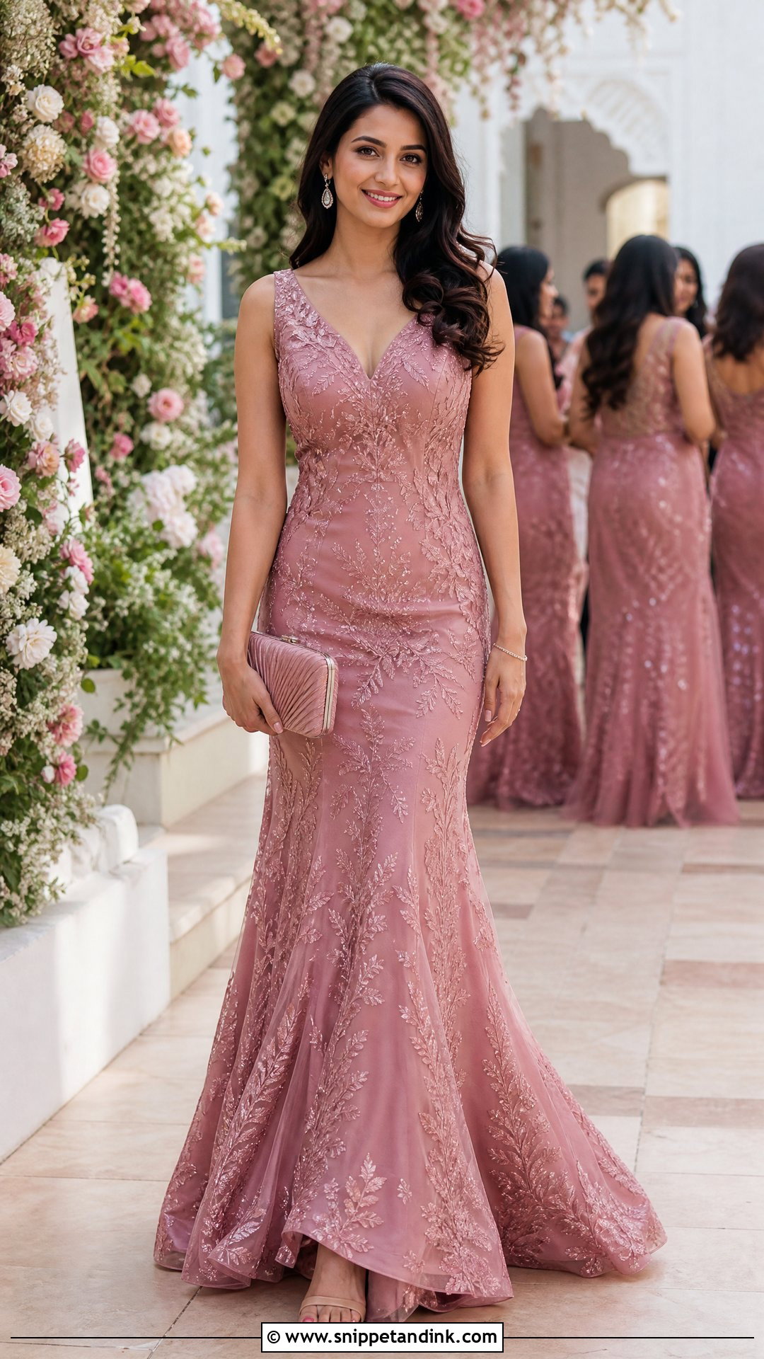 Indian Fish Cut Gown For Bridesmaid - Snippet and Ink - 25 Indian Fish Cute Gown Ideas