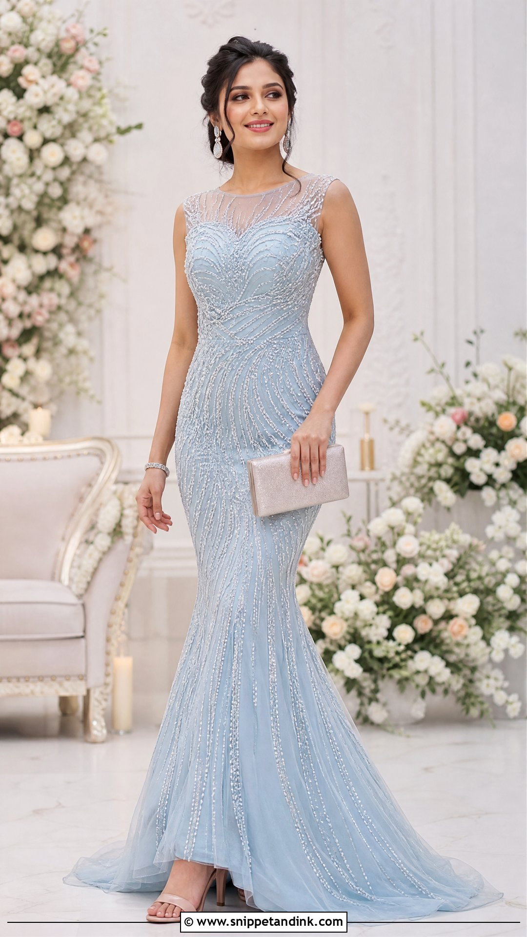 Indian Fish Cut Gown For Engagement - Snippet and Ink - 25 Indian Fish Cute Gown Ideas