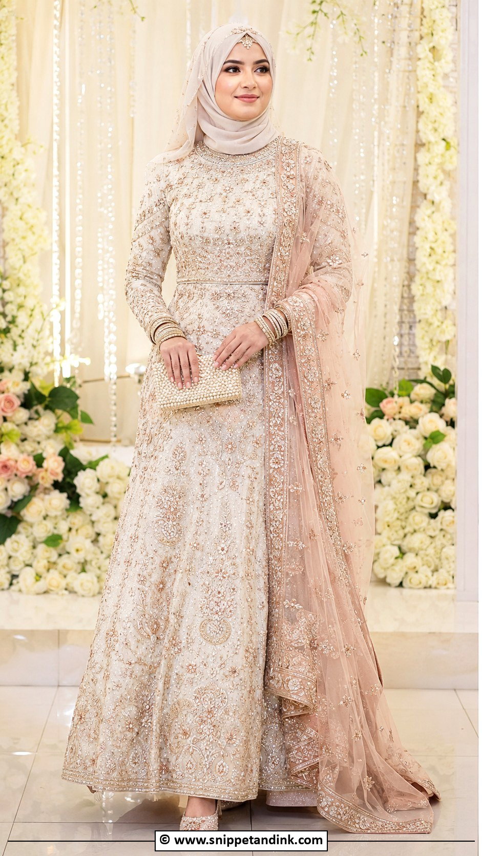 Indian Muslim Wedding Dress - Snippet and Ink - 30 Muslim Wedding Dresses