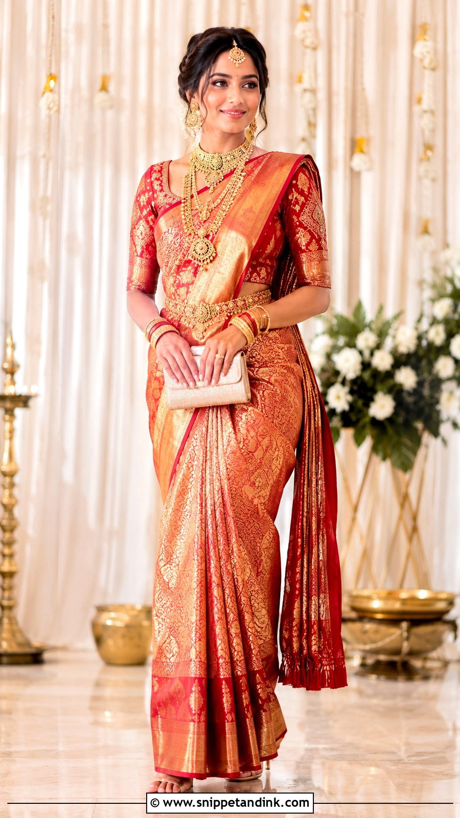 Indian Saree Wedding Dress - Snippet and Ink - 25 Traditional Dresses for Wedding