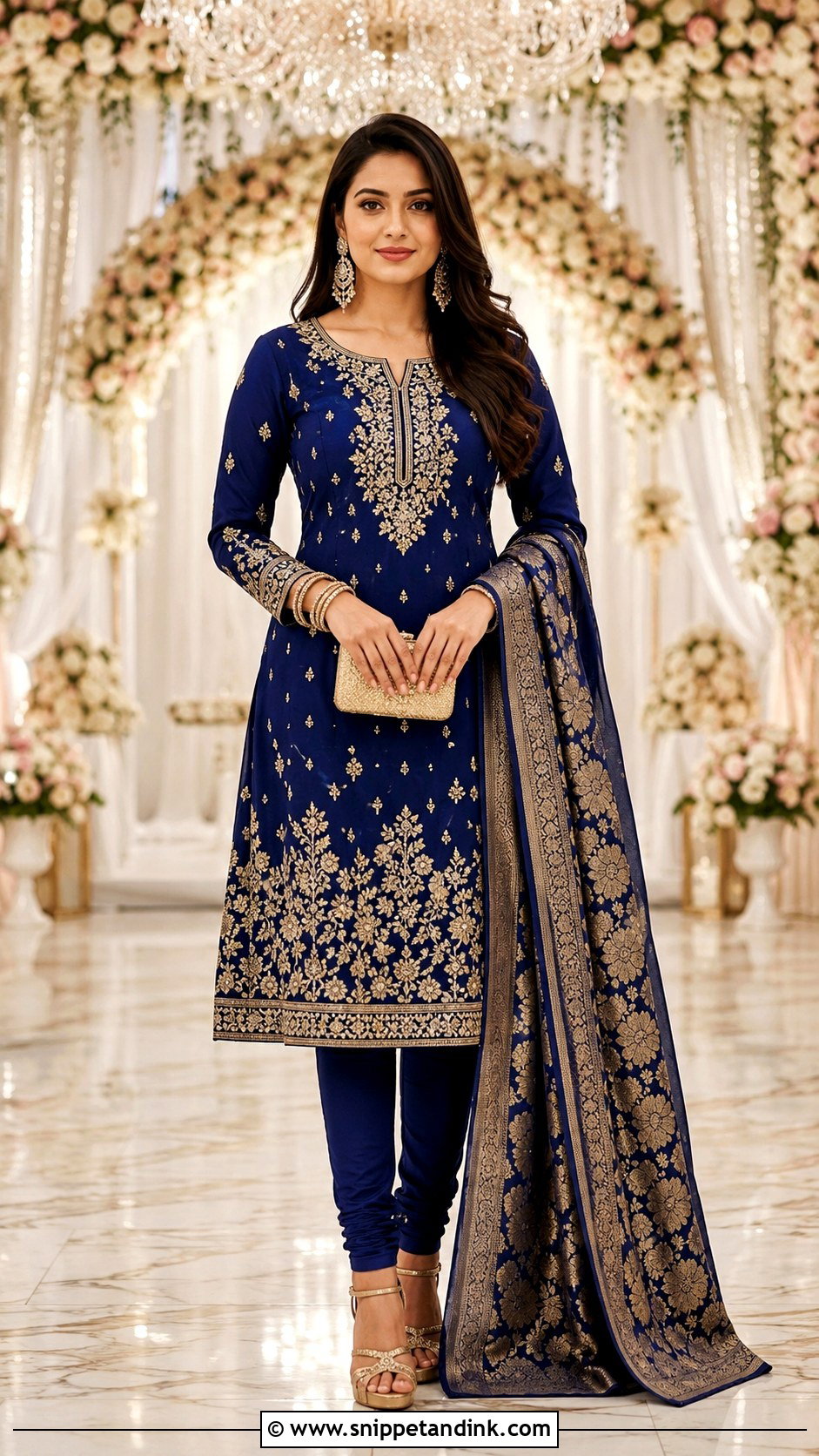 Indian Wedding Churidar Suit - Snippet and Ink - 30 Indian Dresses for Wedding