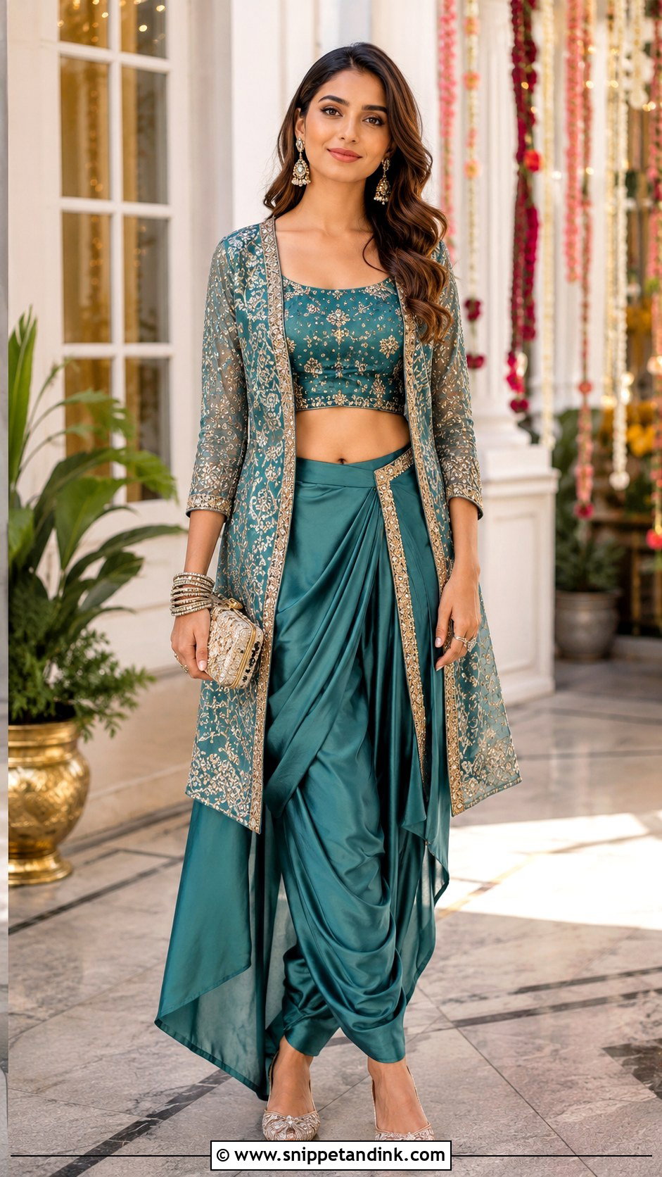 Indian Wedding Dhoti Kurta Set - Snippet and Ink - 30 Indian Dresses for Wedding