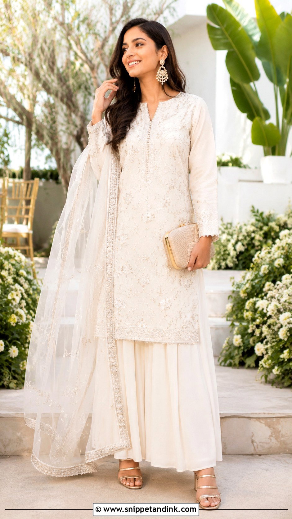 Indian Wedding Palazzo Suit - Snippet and Ink - 30 Indian Dresses for Wedding