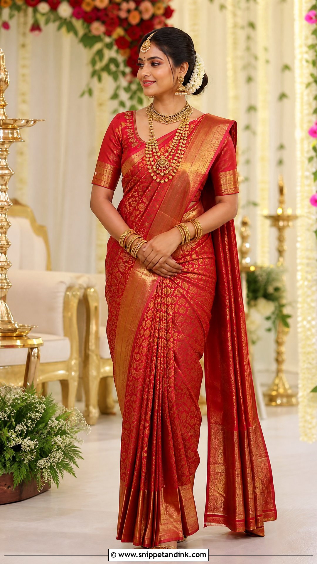 Indian Wedding Sari Outfit - Snippet and Ink - 25 Traditional Wedding Outfits