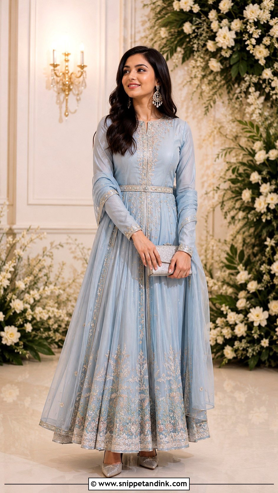 Indo Western Anarkali Dress - Snippet and Ink - 25 Indo Western Dress for Wedding Ideas