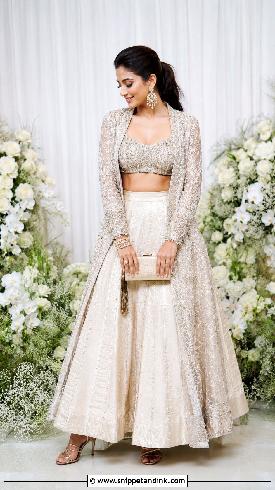 Indo Western Bridal Look - Snippet and Ink - 25 New Indian Bride Look Ideas