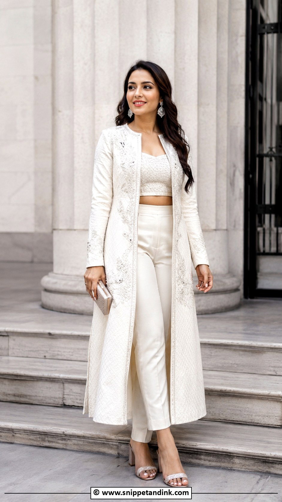 Indo Western Court Marriage Outfit - Snippet and Ink - 25 Indian Court Marriage Outfit Ideas