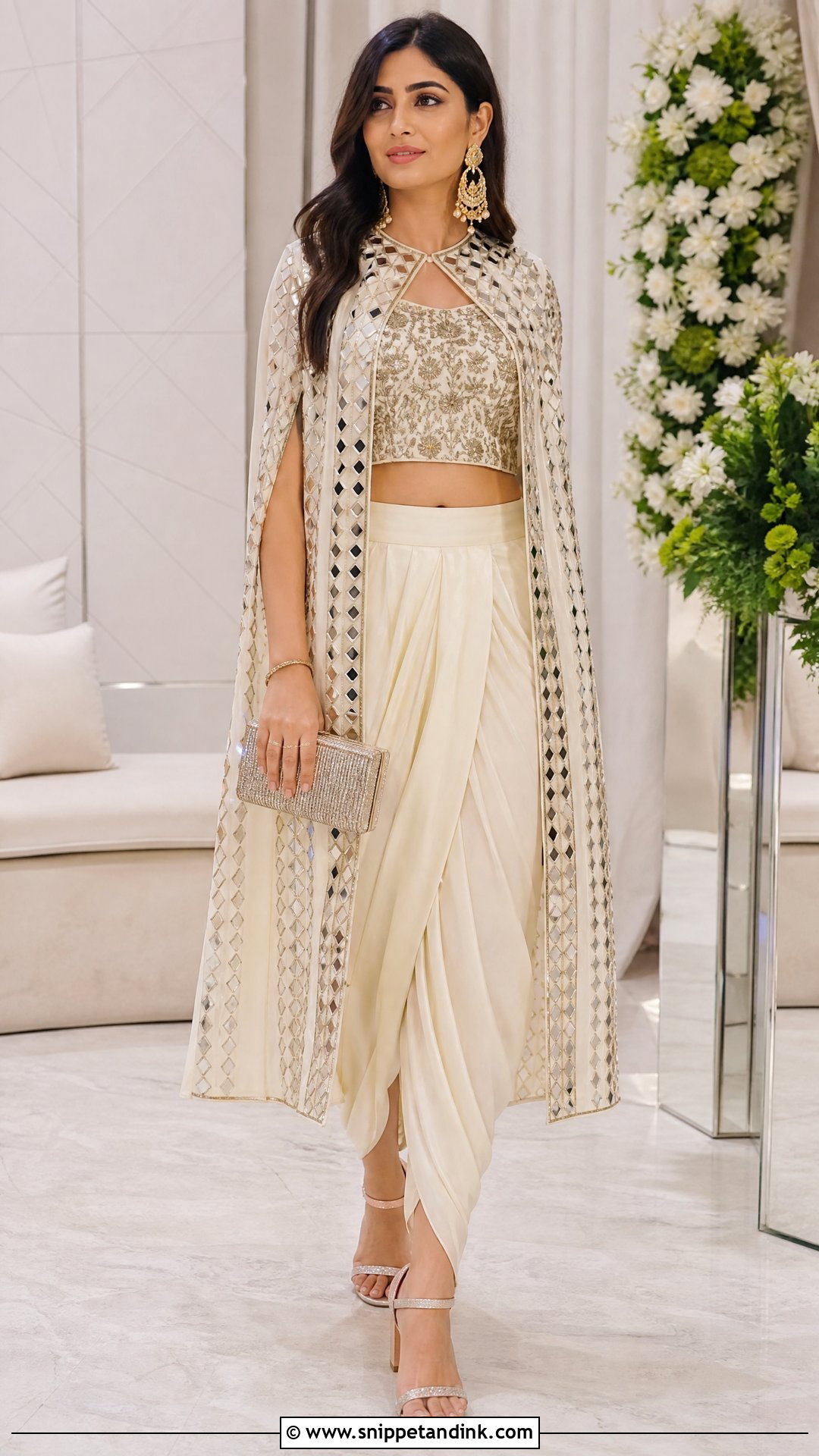 Indo Western Dhoti Dress - Snippet and Ink - 25 Indian Wedding Function Dresses